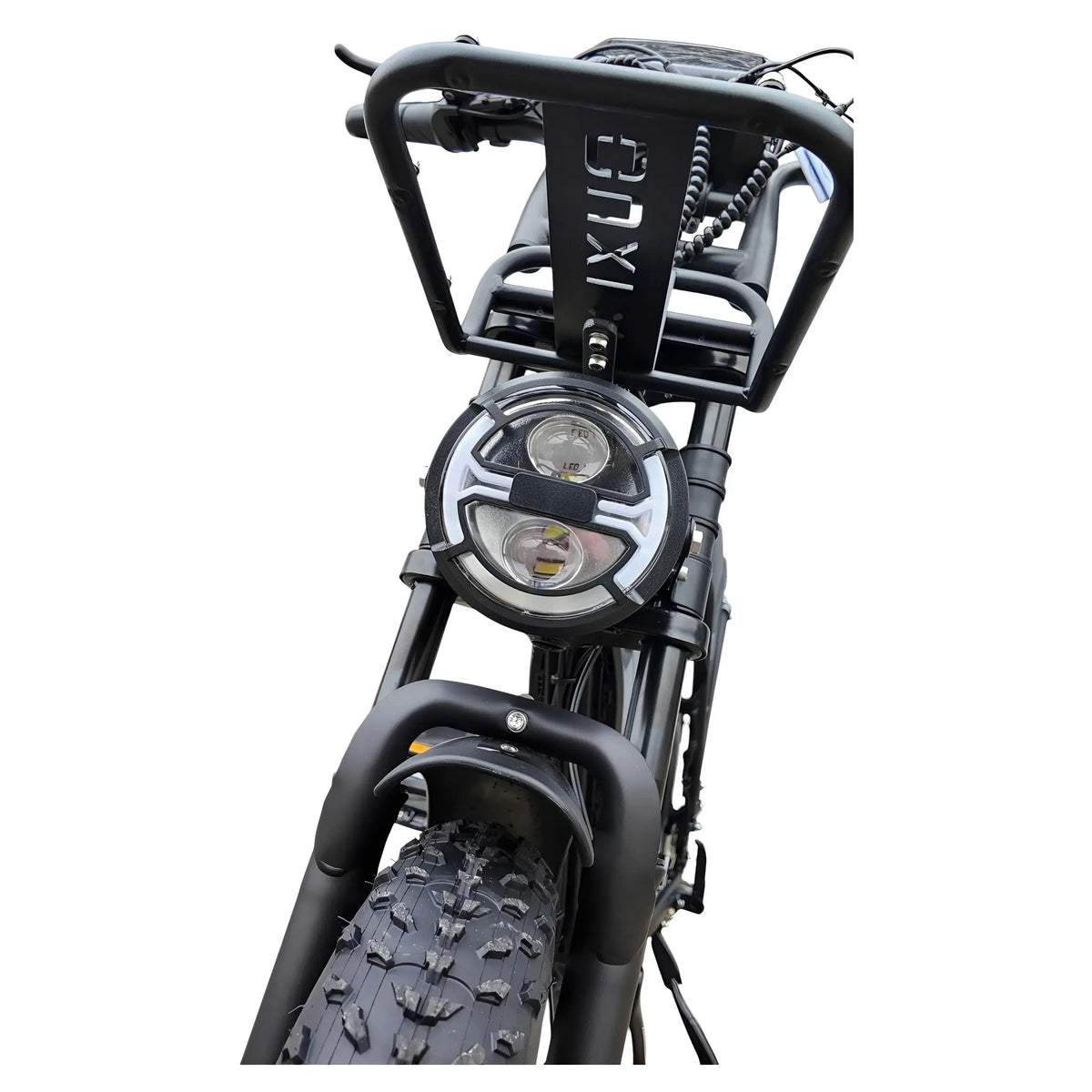 Ouxi V8 2026 model zwart fatbike