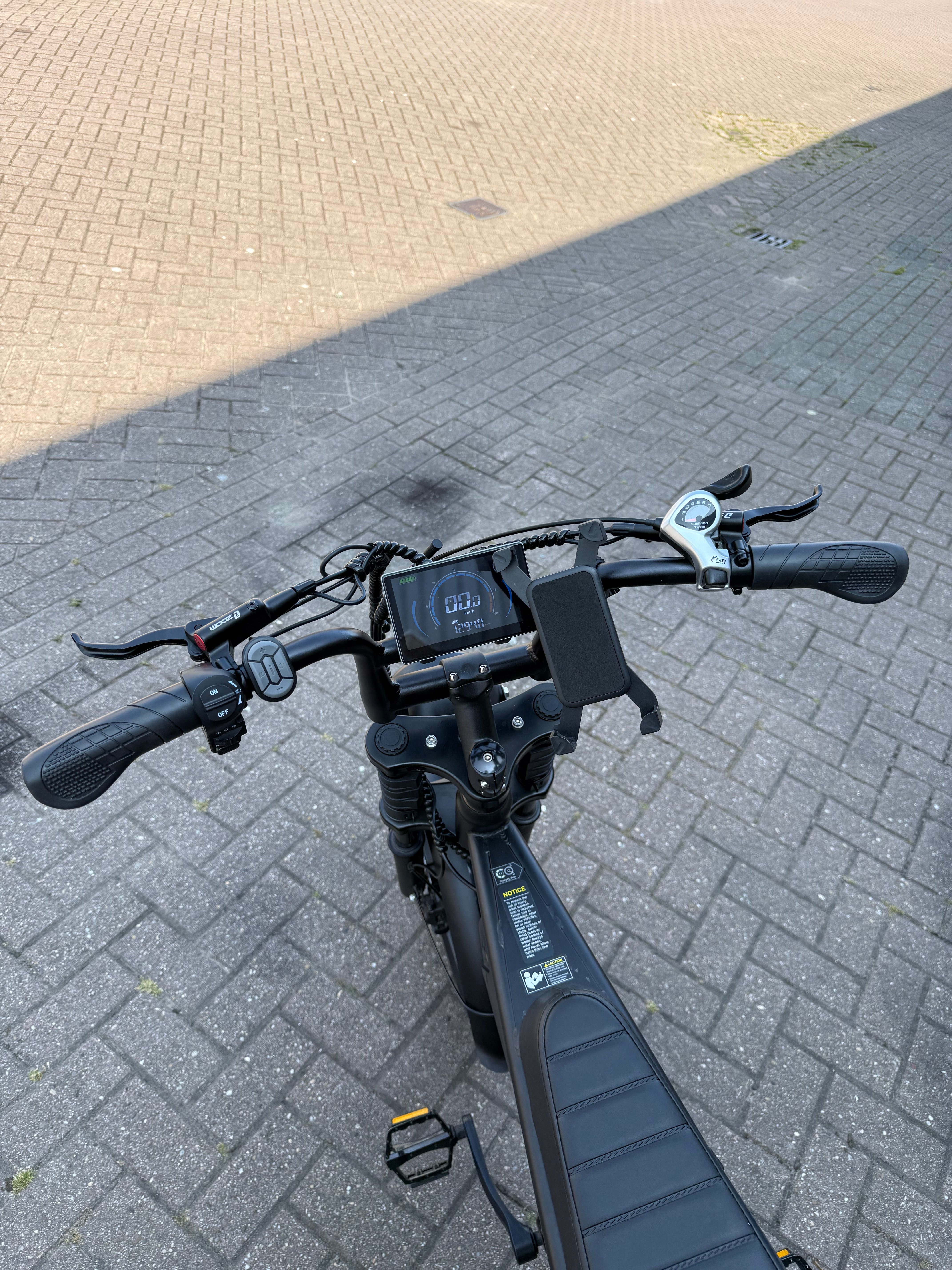 Ouxi V8 C80  MAX dubbele accu zwart