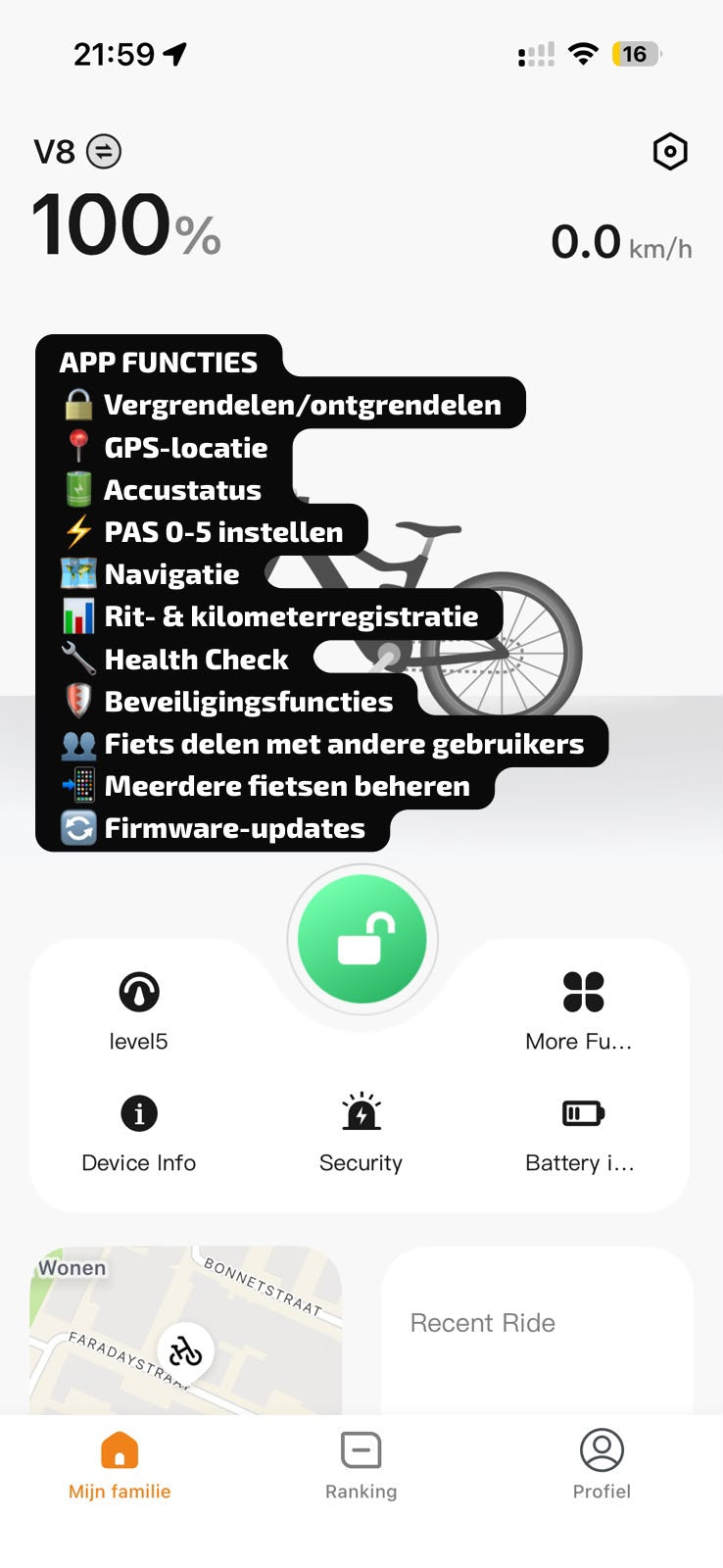 NIEUW Ouxi GT16 pro skinny bike new model