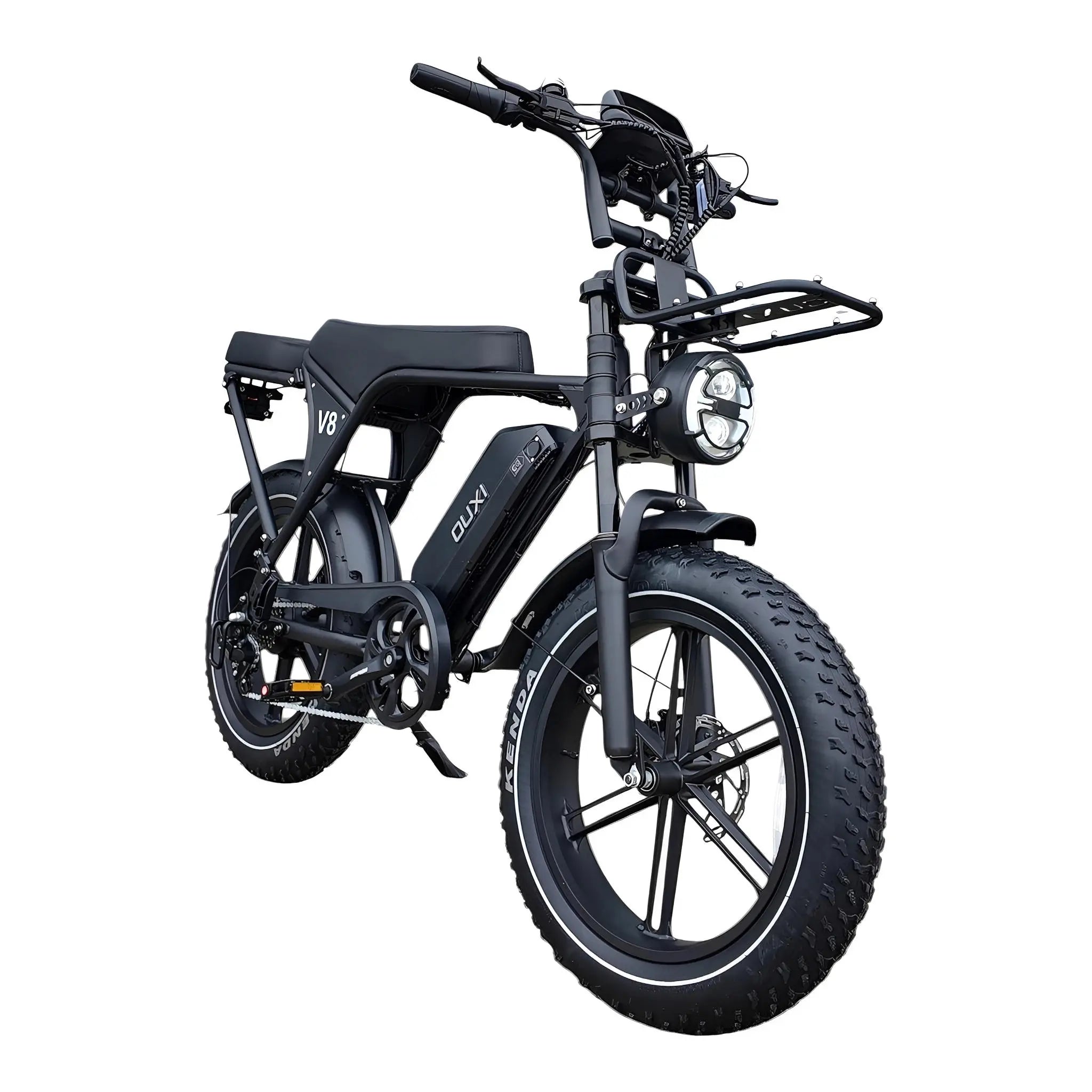 Ouxi V8 2026 model zwart fatbike