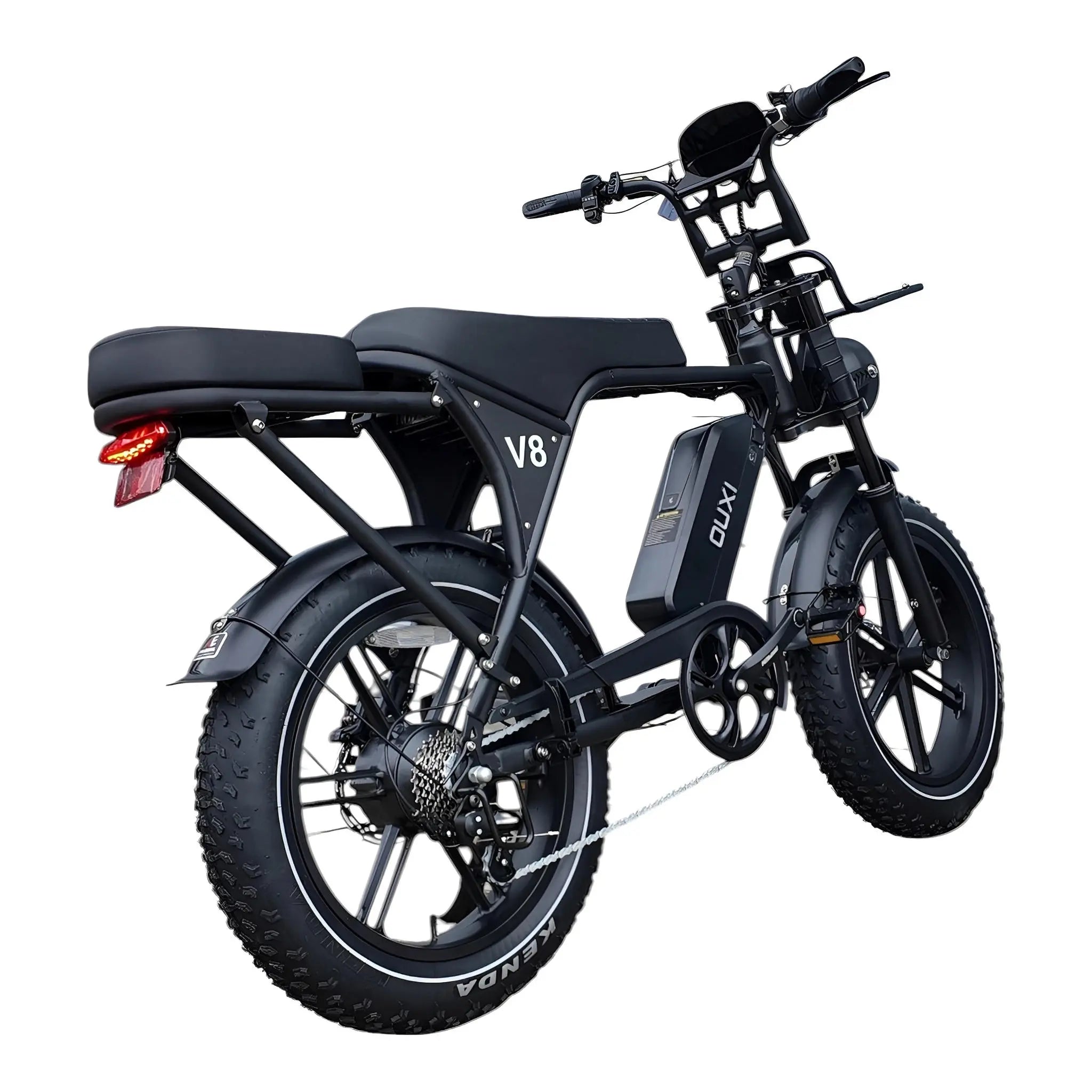 Ouxi V8 2026 model zwart fatbike